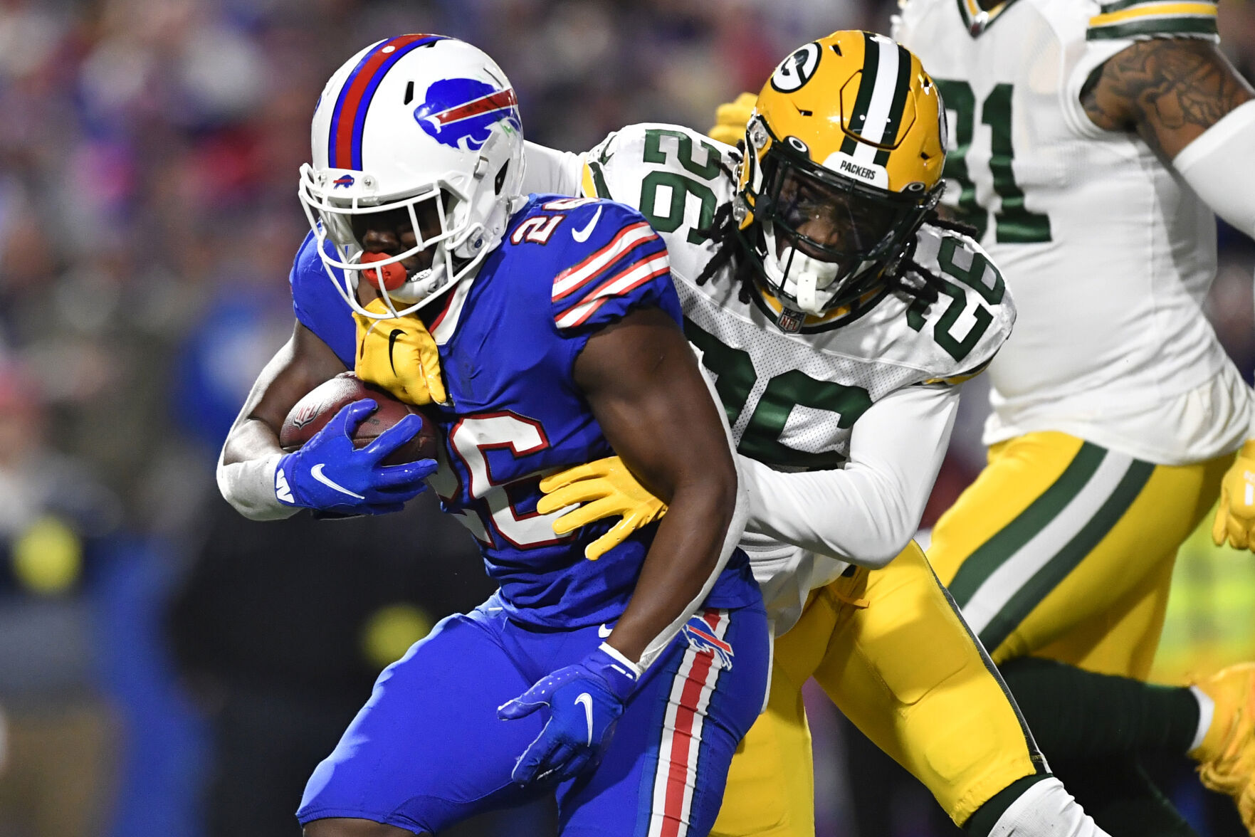 Packers Bills Football